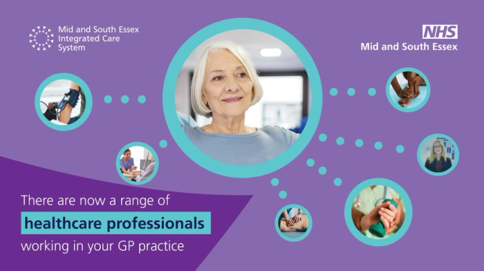 There are now a range of healthcare professionals working in your GP practice
